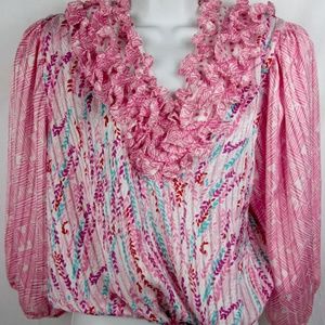 SOLD Vintage  Diane Freis Pink Top- SOLD